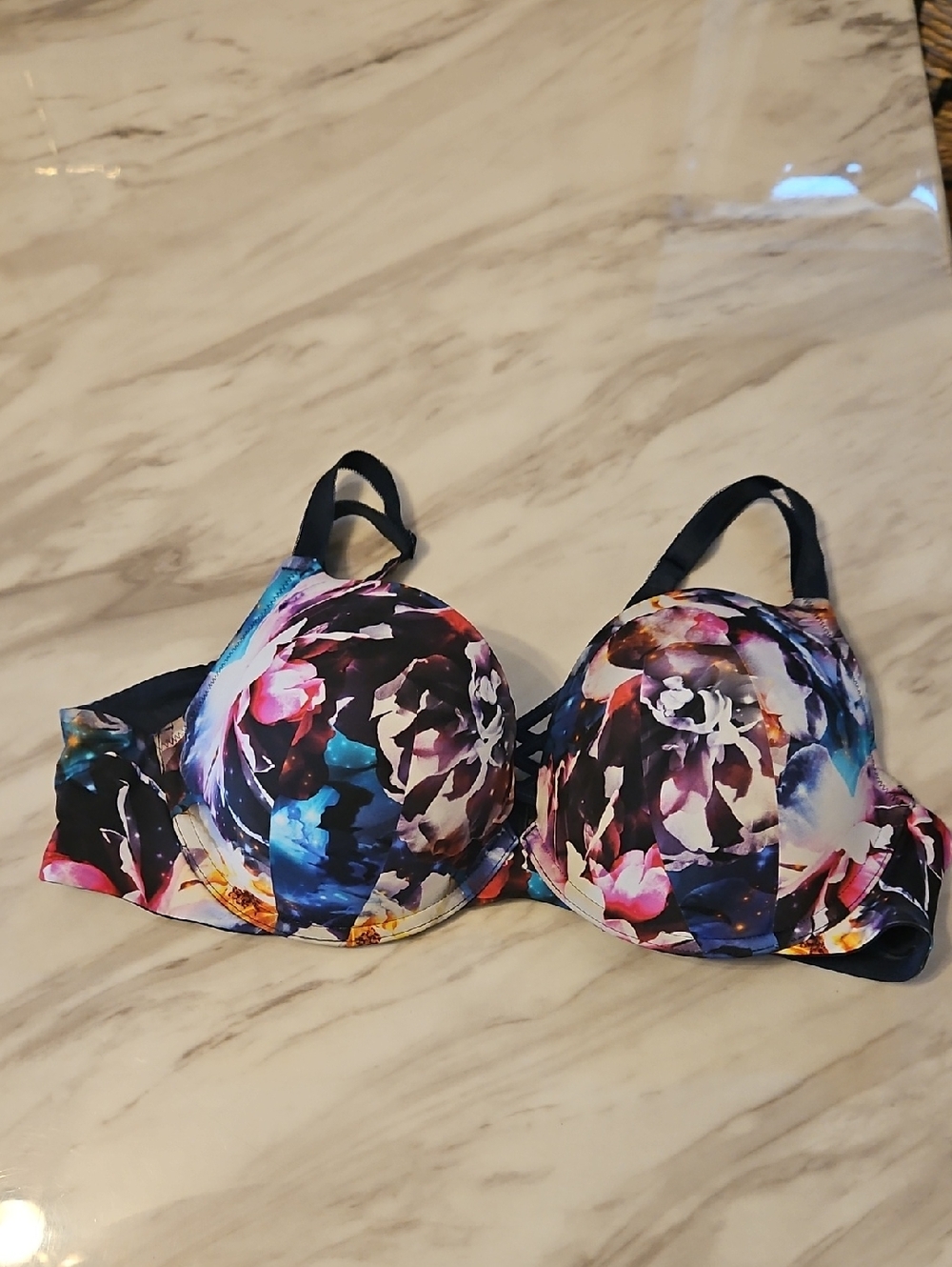Floral Multicolor Underwire Bra